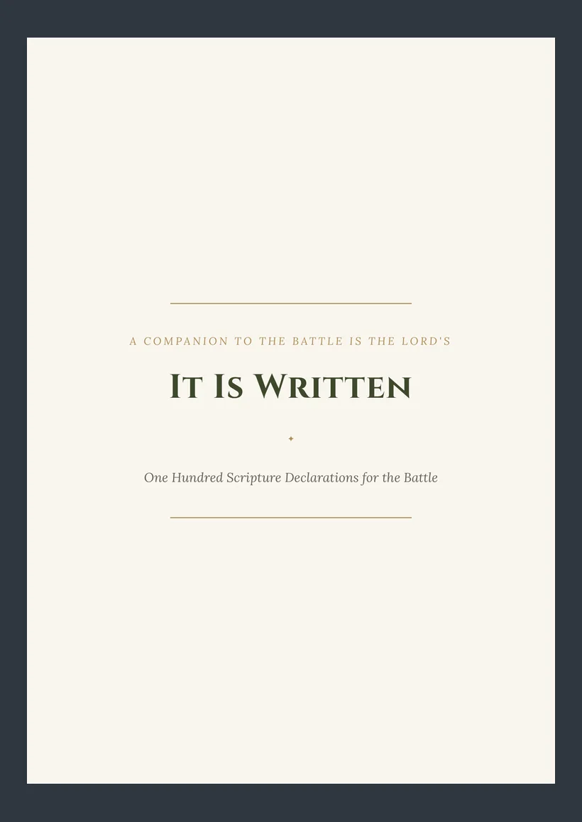 It Is Written — 100 Scripture Declarations